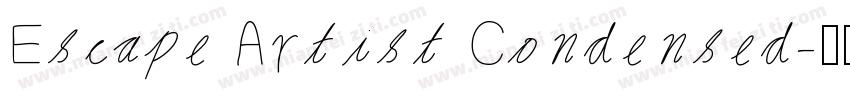 Escape Artist Condensed字体转换